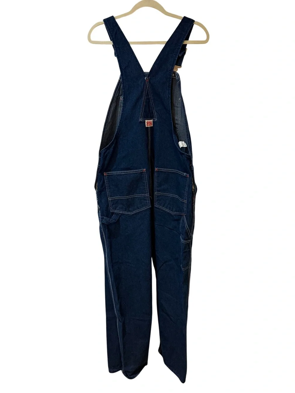 Classic Dark Blue Roundhouse Men's Denim Overalls 40x30